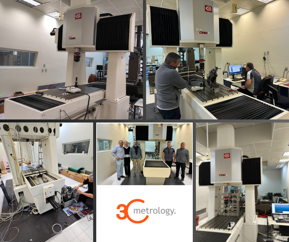 CMM modernizado en el Centro Nacional de Metrología tras retrofit de 3C Metrology